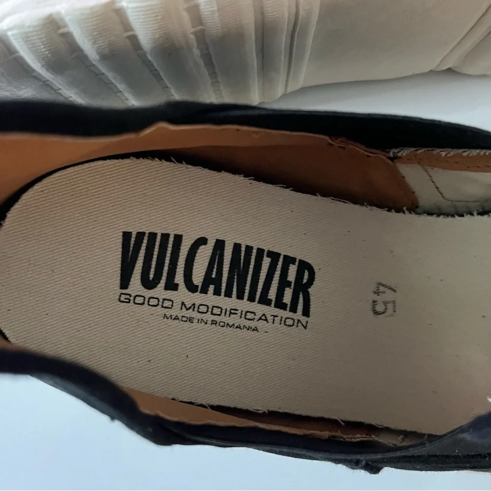 Vulcanizer • Men's Black Work Slip-On Shoes